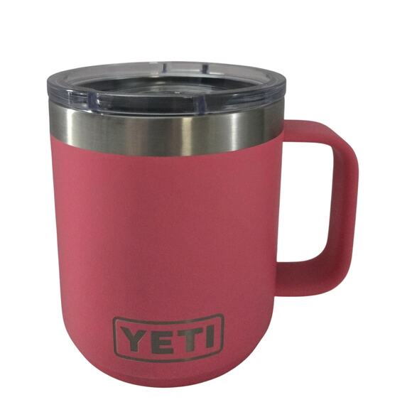 YETI Rambler 10 oz Travel Mug Tropical Pink - Picture 1 of 7